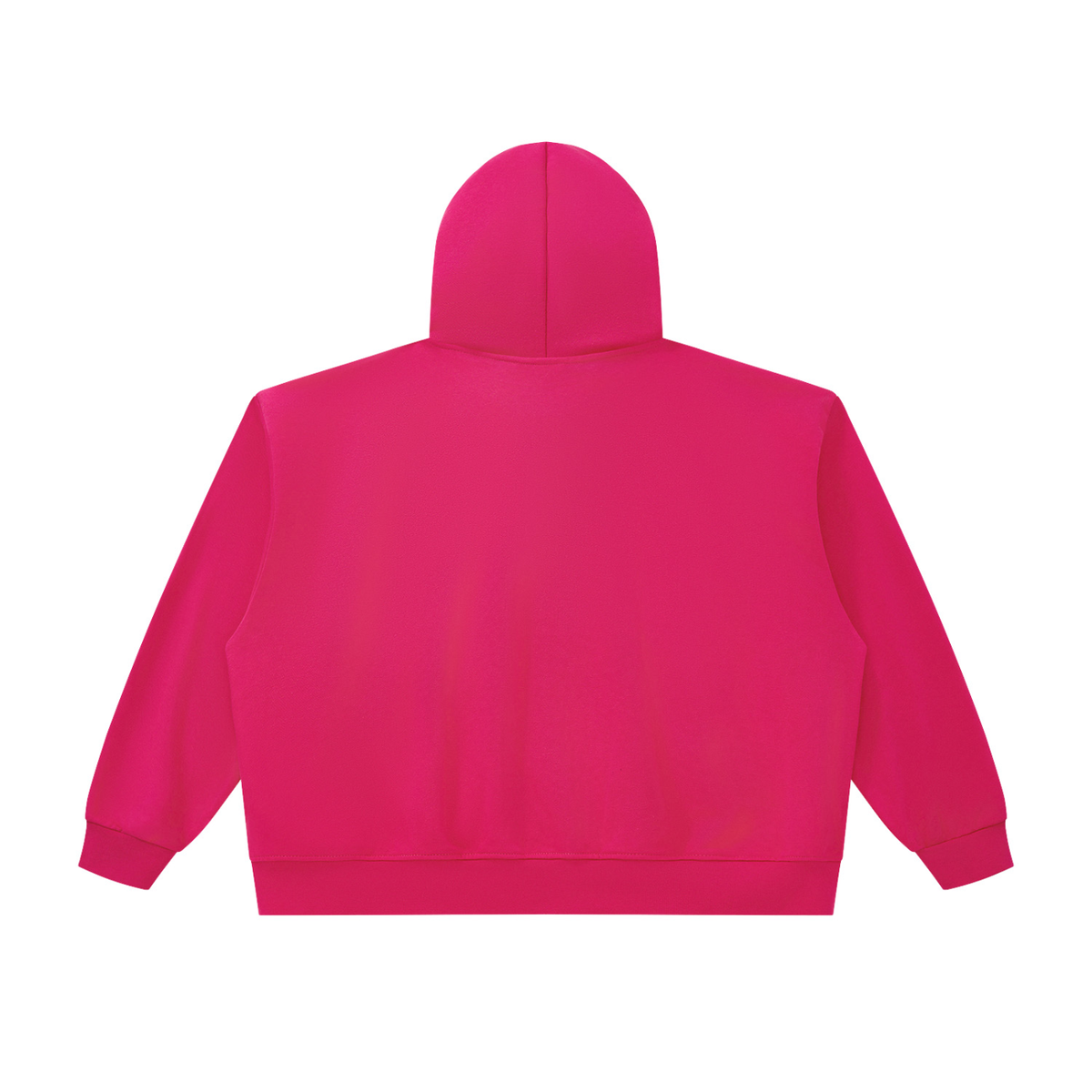 "OM" Oversized Zipper Boxy Zip-up
