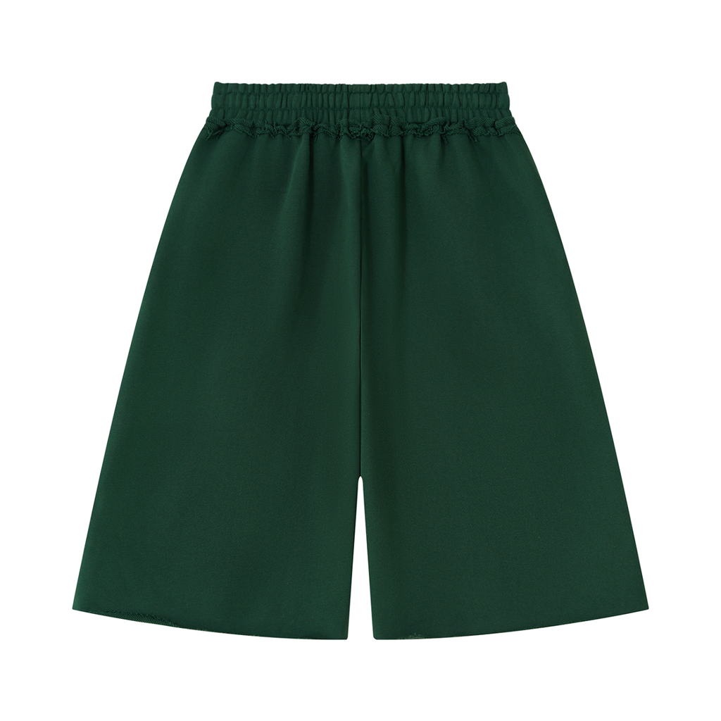 "OM" Zip up short set