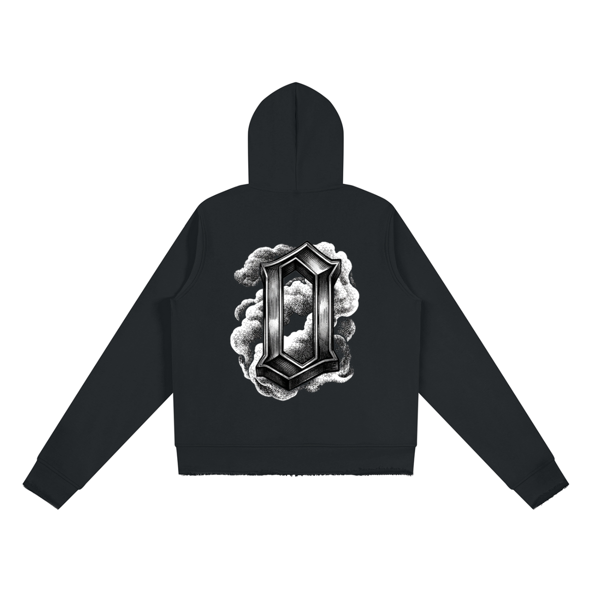 The Weight Of Originality (TWO) Women’s Raw Edge Full Zip Hoodie