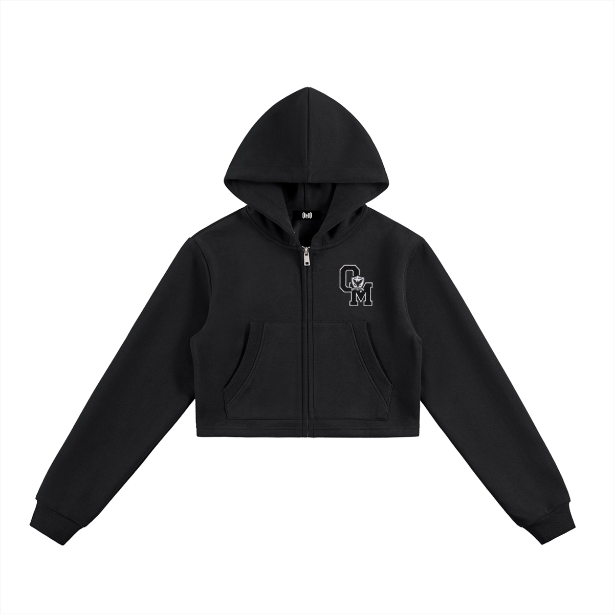"OM" Essential Cropped Zip-Up set ladies