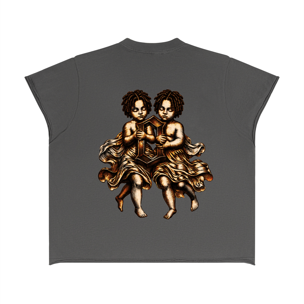 The Weight Of Originality (TWO) Rusted Boxy Raw Edge T-Shirt