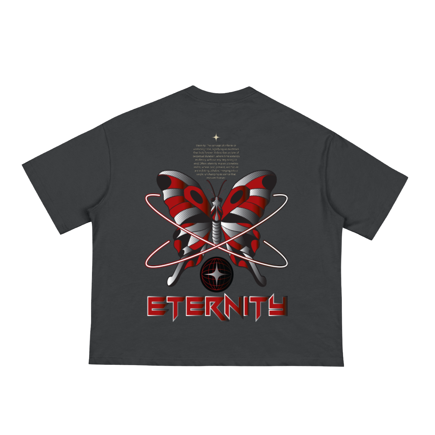 Eternity moth Boxy Tee