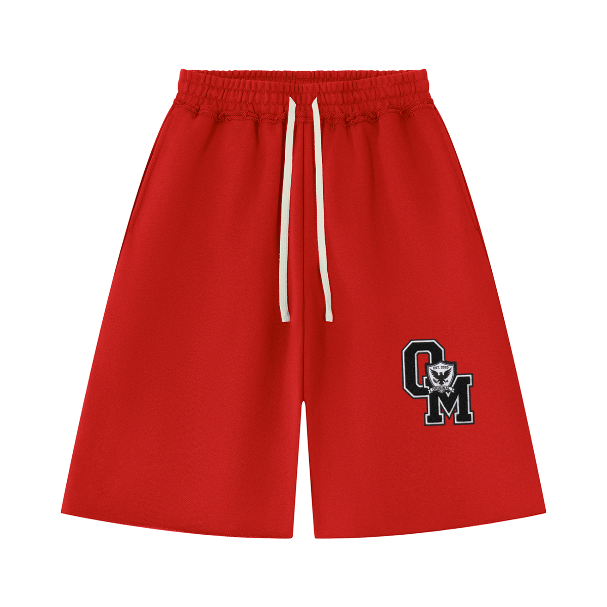 "OM" Zip up short set