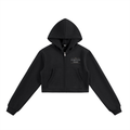 Forever OMO Essential Cropped Zip-Up Hoodie