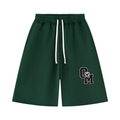 "OM" Zip up short set