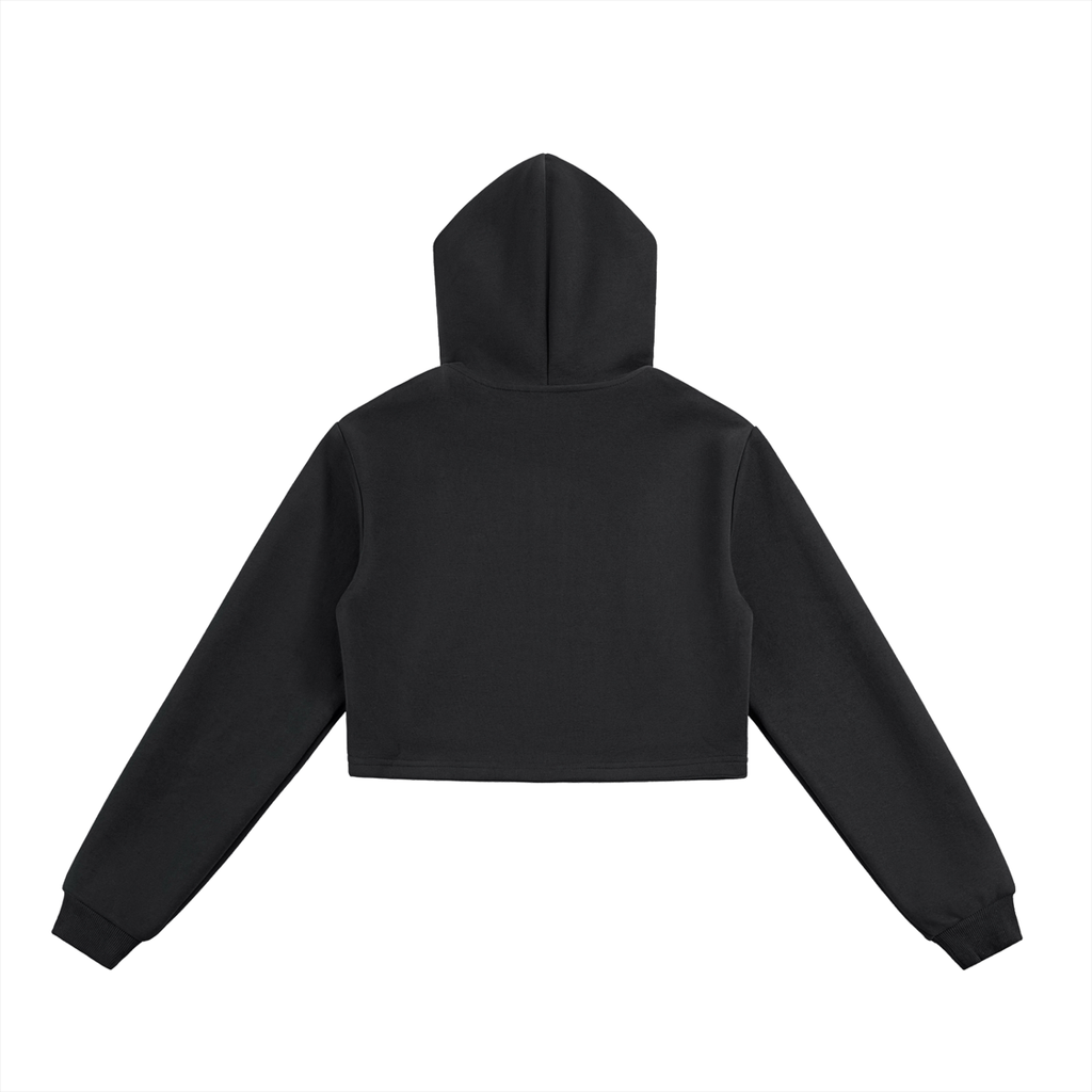Forever OMO Essential Cropped Zip-Up Hoodie