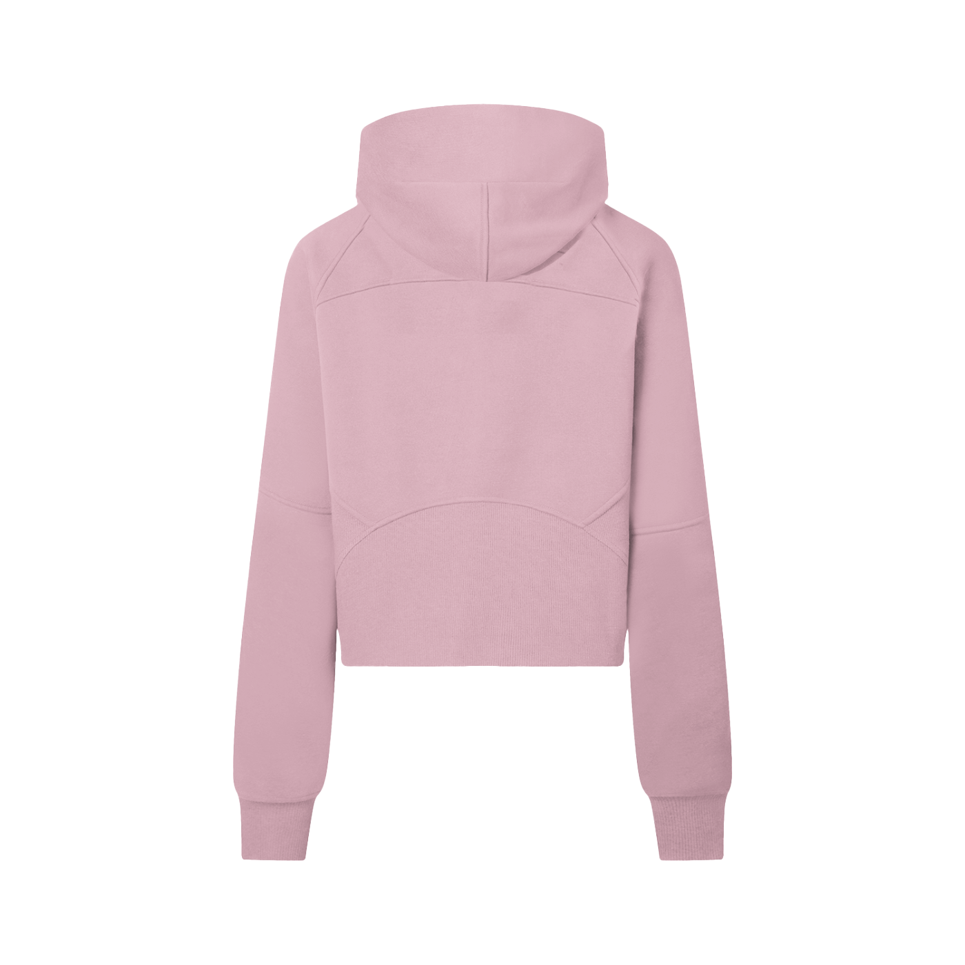 Protected Heart Cropped Half-Zip Hoodie