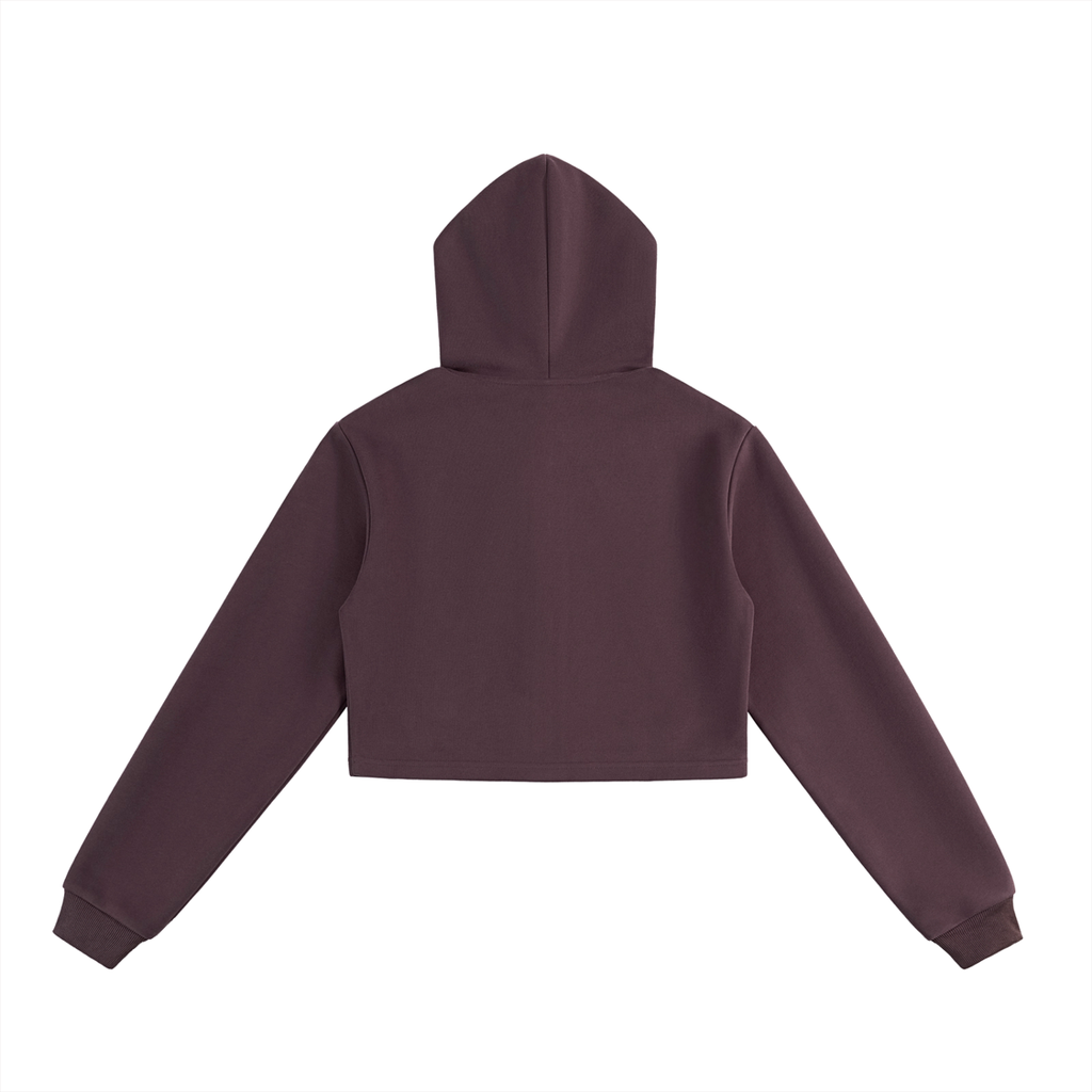 Forever OMO Essential Cropped Zip-Up Hoodie