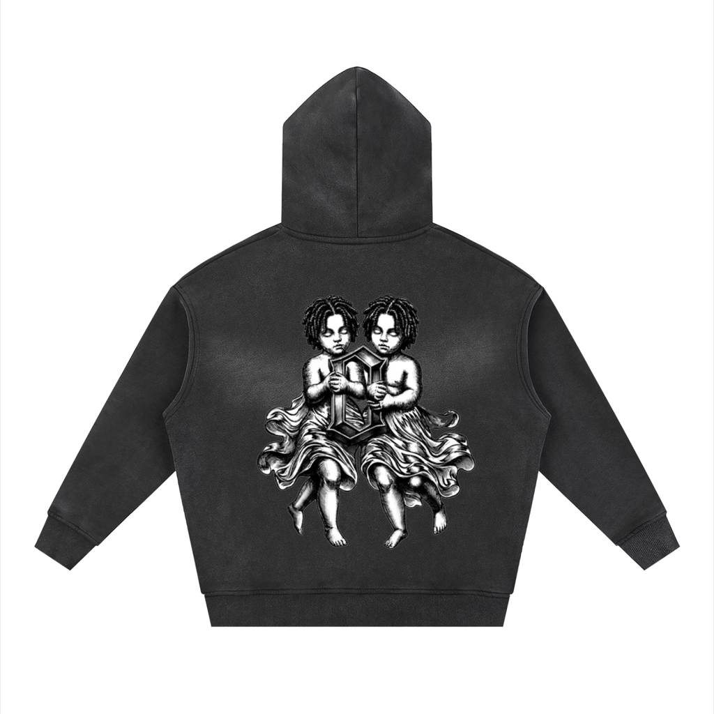 The Weight Of Originality (TWO) Sunfade Boxy Fleece Two-way Zipper