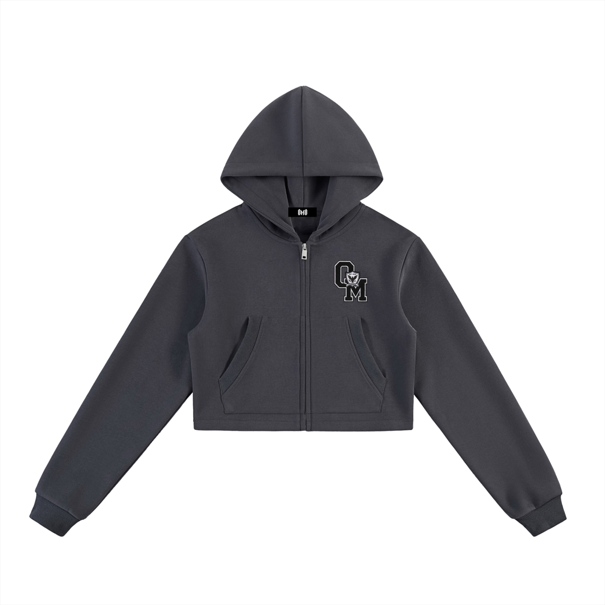 "OM" Essential Cropped Zip-Up set ladies