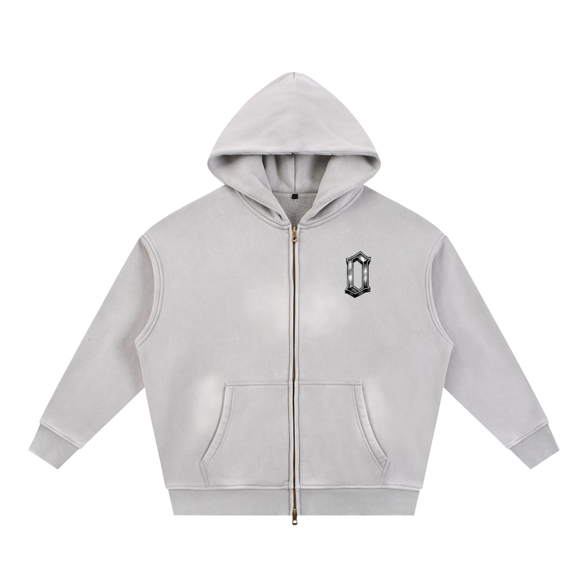 The Weight Of Originality (TWO) Sunfade Boxy Fleece Two-way Zipper