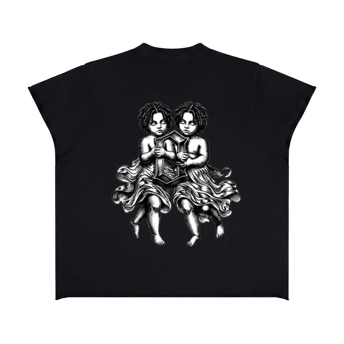 The Weight Of Originality (TWO) Boxy Raw Edge T-Shirt