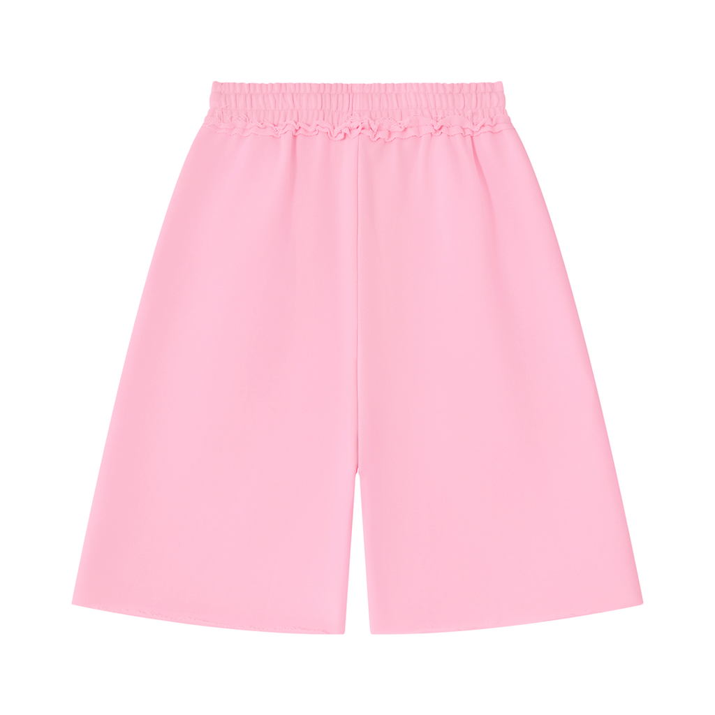 "OM" Zip up short set