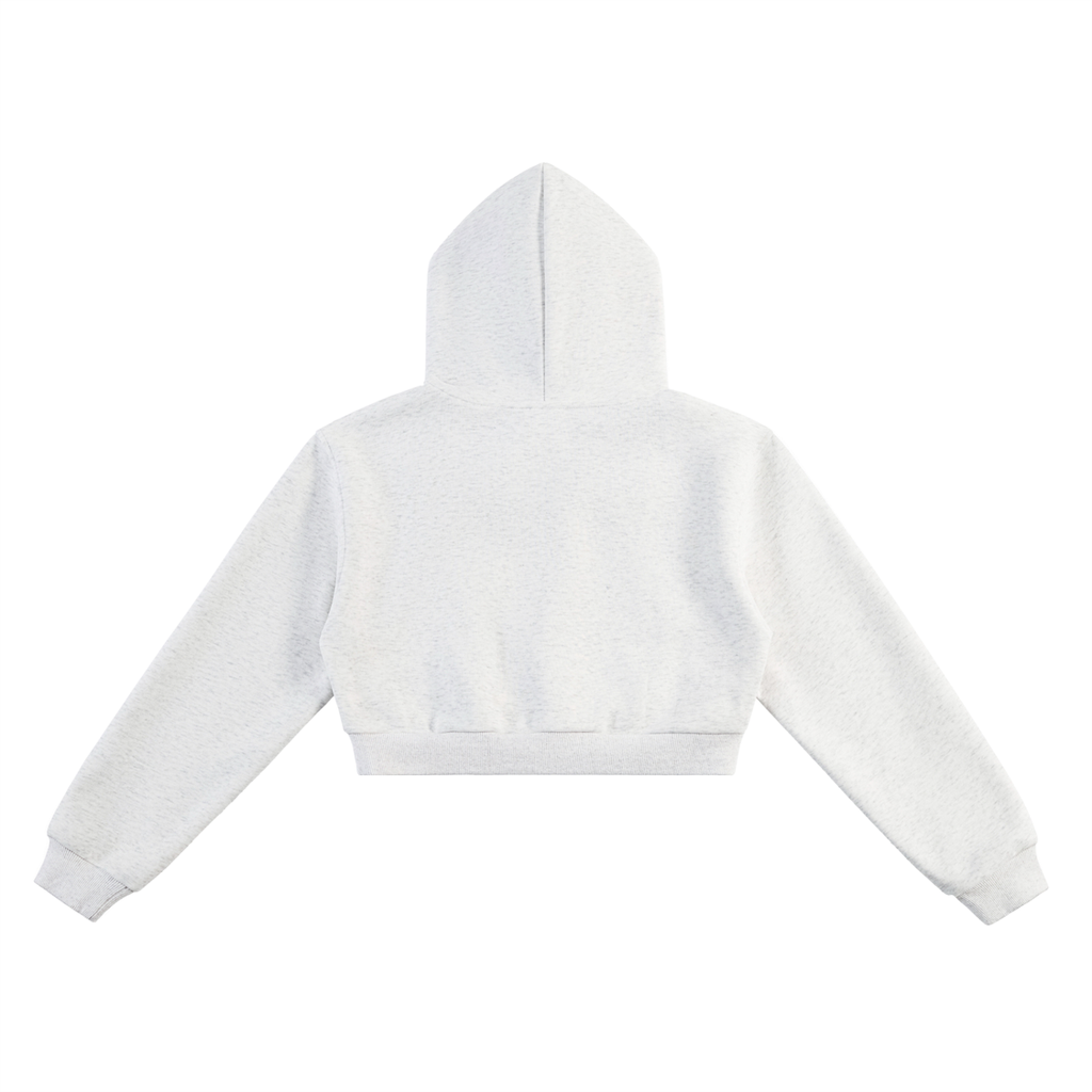 "OM" Essential Cropped Zip-Up set ladies