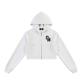 "OM" Essential Cropped Zip-Up set ladies