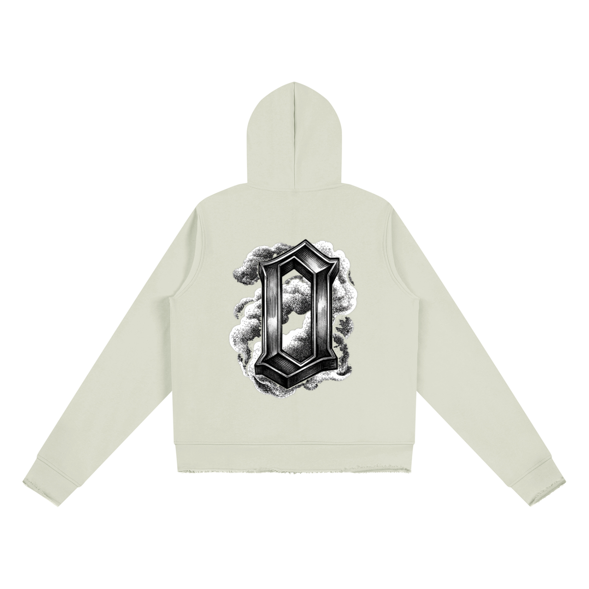 The Weight Of Originality (TWO) Women’s Raw Edge Full Zip Hoodie