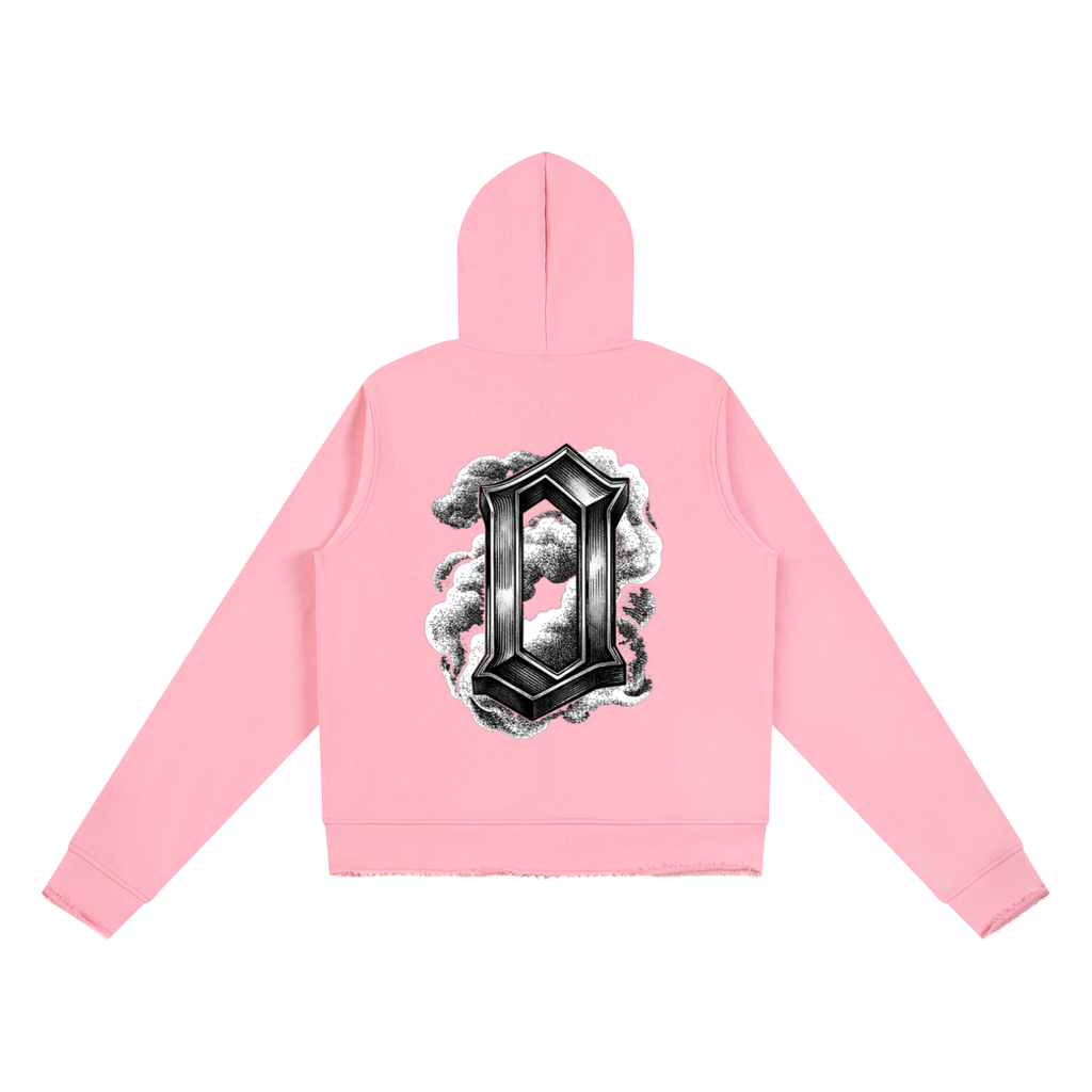 The Weight Of Originality (TWO) Women’s Raw Edge Full Zip Hoodie